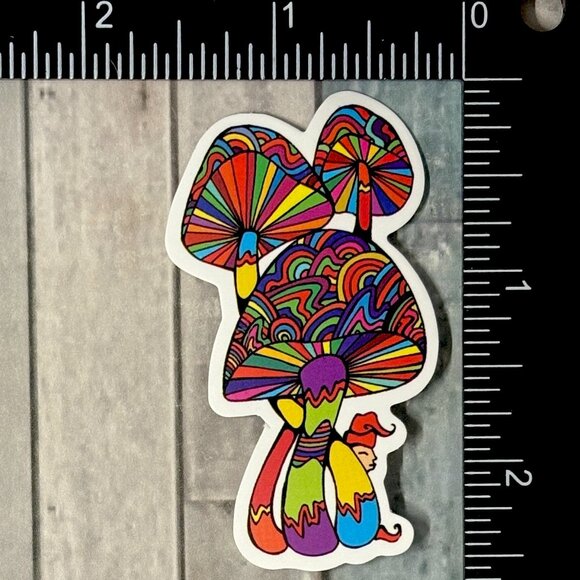 🌀10/$10🌀 Magic Mushroom Waterproof Sticker Decal - Picture 1 of 1